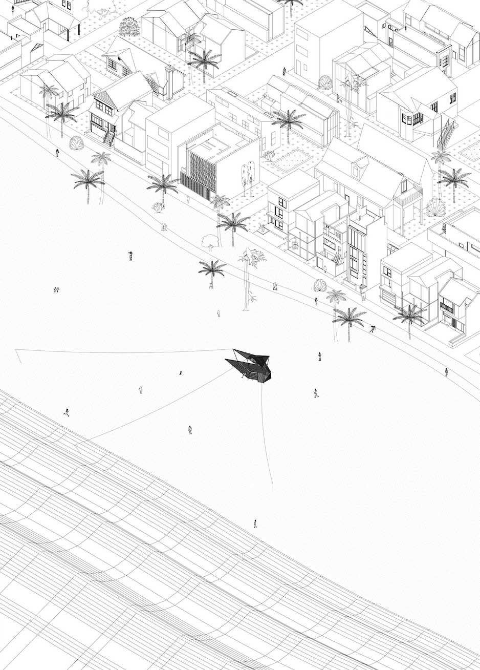 RETTUNGSSCHWIMMER-POSTEN in LOS-ANAGELAS
